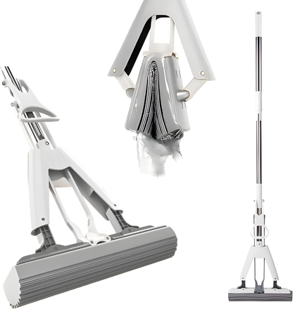 AquaPress EasyDry Foldable Mop