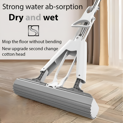 AquaPress EasyDry Foldable Mop